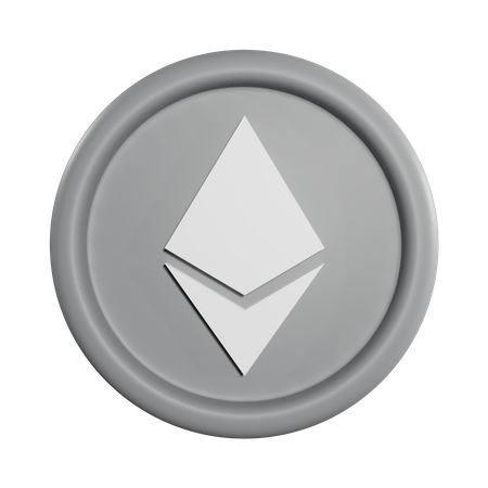 Ethereum Coin  3D Icon