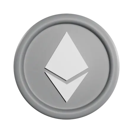 Ethereum Coin  3D Icon