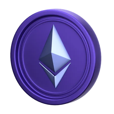 Ethereum Coin  3D Icon