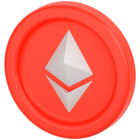 Ethereum Coin  3D Icon