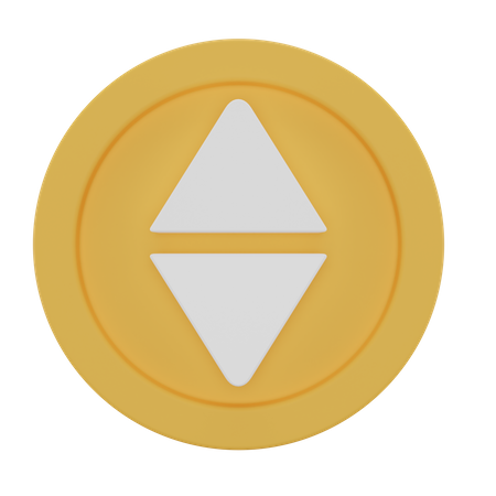 Ethereum Coin  3D Icon