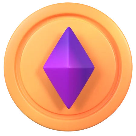 Ethereum Coin  3D Icon