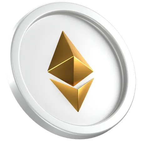 Ethereum Coin  3D Icon