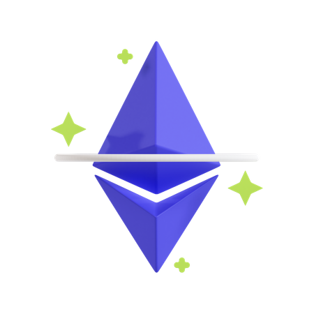 Ethereum Coin  3D Icon