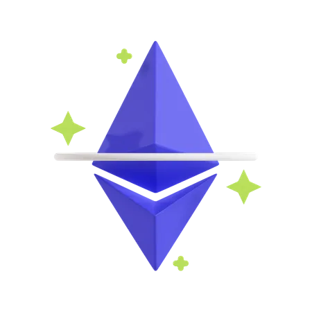 Ethereum Coin  3D Icon