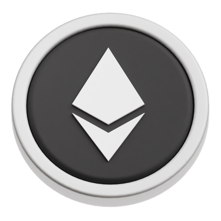 Ethereum Coin  3D Icon