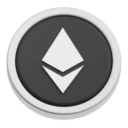 Ethereum Coin  3D Icon