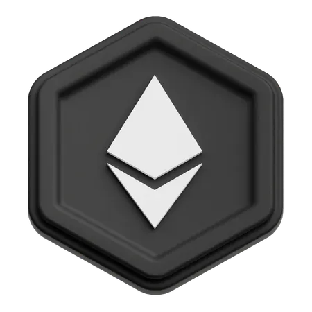 Ethereum Coin  3D Icon