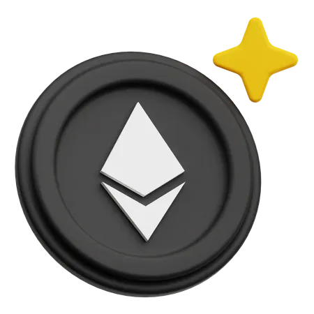 Ethereum Coin  3D Icon