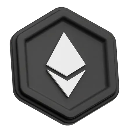 Ethereum Coin  3D Icon