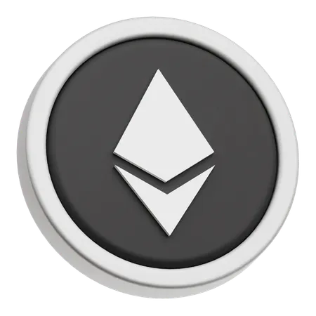 Ethereum Coin  3D Icon