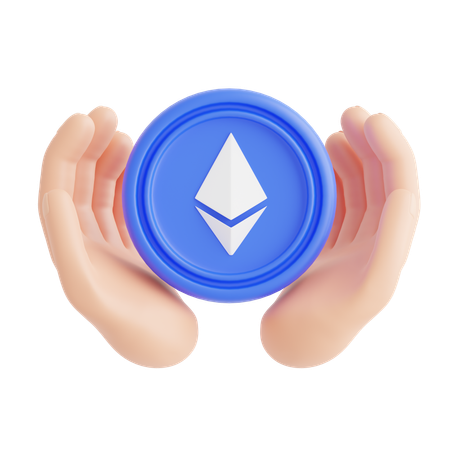 Ethereum Coin  3D Icon