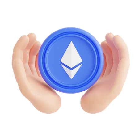 Ethereum Coin  3D Icon