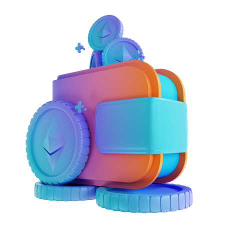 Ethereum Coin  3D Icon