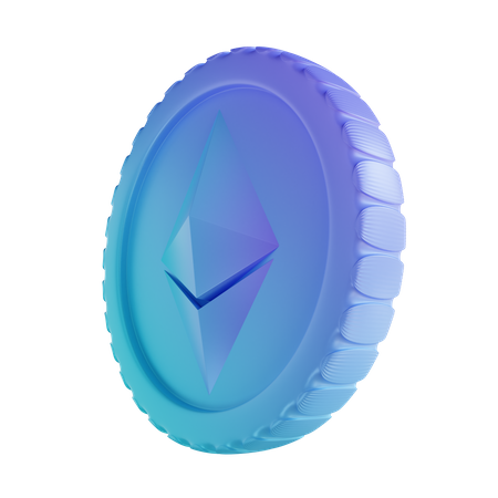 Ethereum Coin  3D Icon