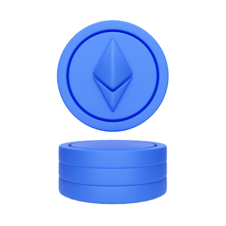 Ethereum Coin  3D Icon