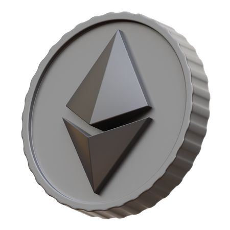 Ethereum Coin  3D Icon