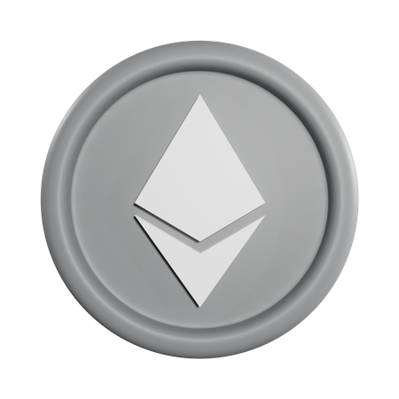 Ethereum Coin  3D Icon