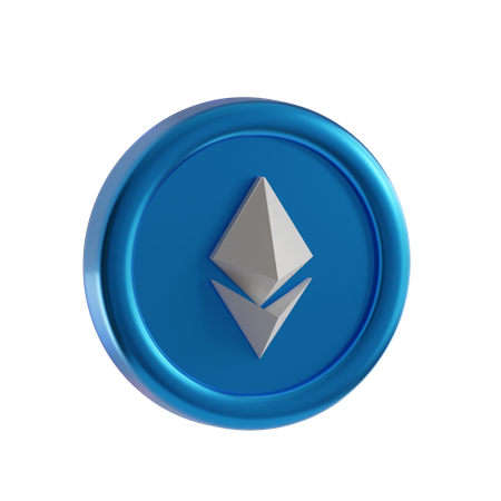 Ethereum Coin  3D Icon