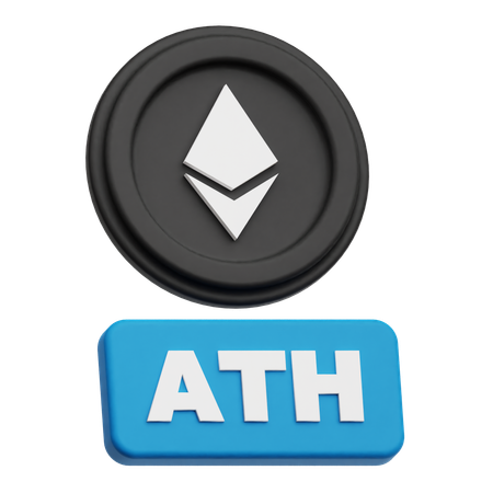 Ethereum Coin ATH  3D Icon