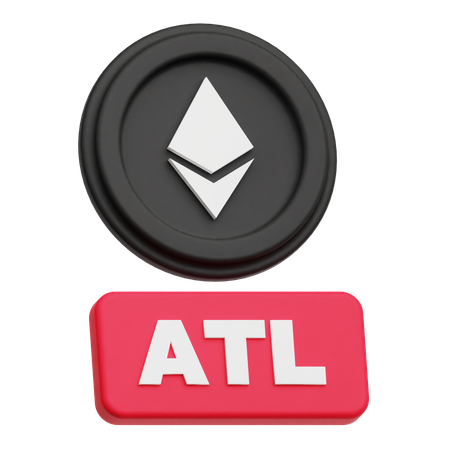 Ethereum Coin ATL  3D Icon