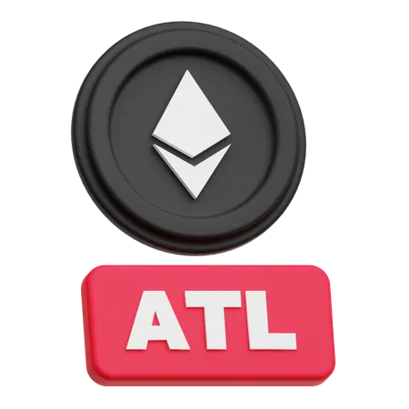 Ethereum Coin ATL  3D Icon