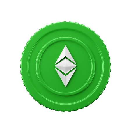 Ethereum Coin Classic  3D Icon