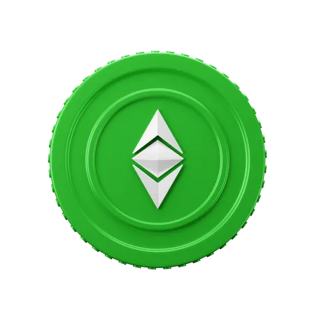 Ethereum Coin Classic  3D Icon