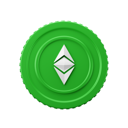 Ethereum Coin Classic 3D Icon