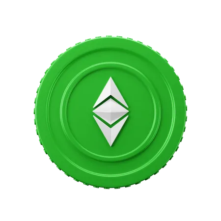 Ethereum Coin Classique  3D Icon
