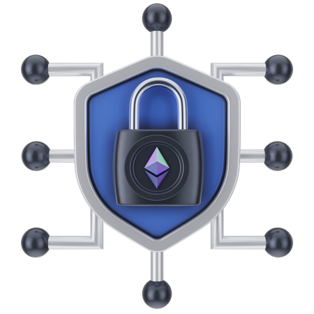 Ethereum Connection  3D Icon