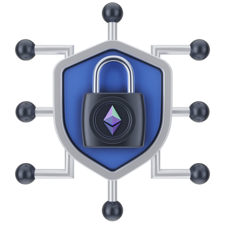 Ethereum Connection  3D Icon