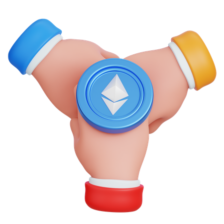 이더리움 협동조합  3D Icon