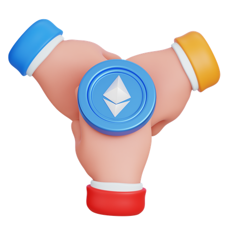 Ethereum Coop  3D Icon
