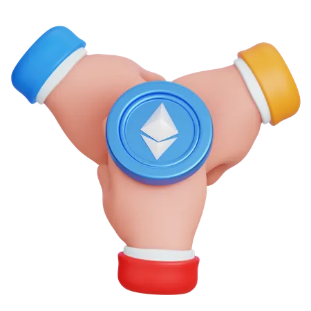 Ethereum Coop  3D Icon