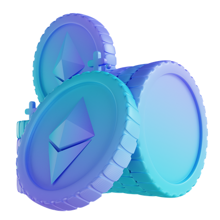 Ethereum Crypto  3D Icon