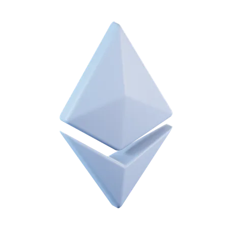 Ethereum currency  3D Icon