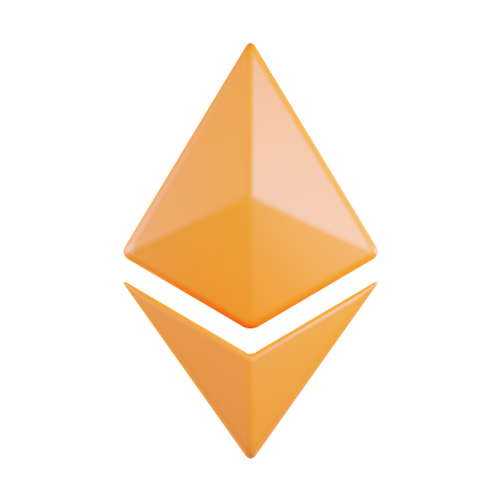 Ethereum Currency 3D Icon