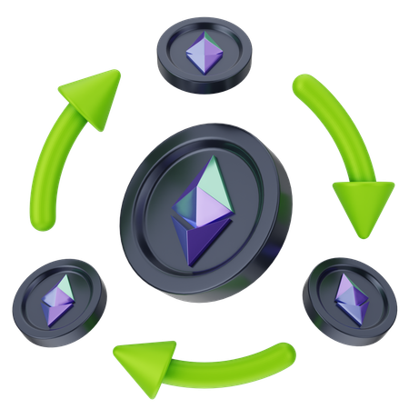 Ethereum Cycle  3D Icon