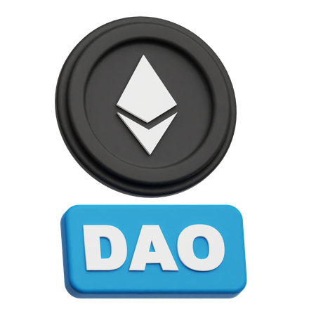 Ethereum Dao  3D Icon