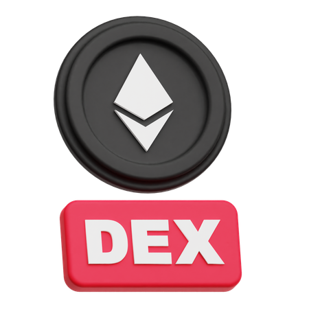 Ethereum Dex  3D Icon