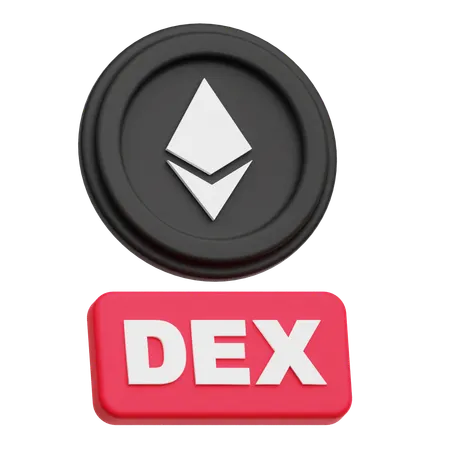 Ethereum Dex  3D Icon