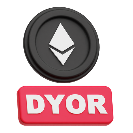 Ethereum Dyor  3D Icon