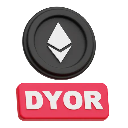 Ethereum Dyor  3D Icon