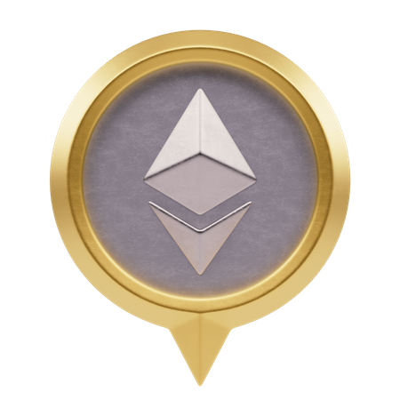 Emplacement d'Ethereum  3D Icon