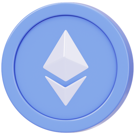 Ethereum (ETH)  3D Icon