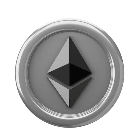 Ethereum ETH 3 D Coin 3D Icon