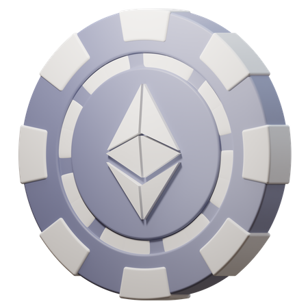 Ethereum (ETH) Chip  3D Icon