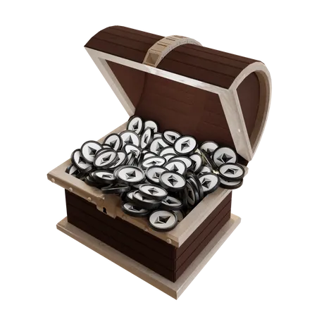 Ethereum (ETH) Treasure Chest  3D Icon