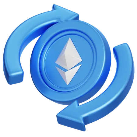 Ethereum Exchange  3D Icon